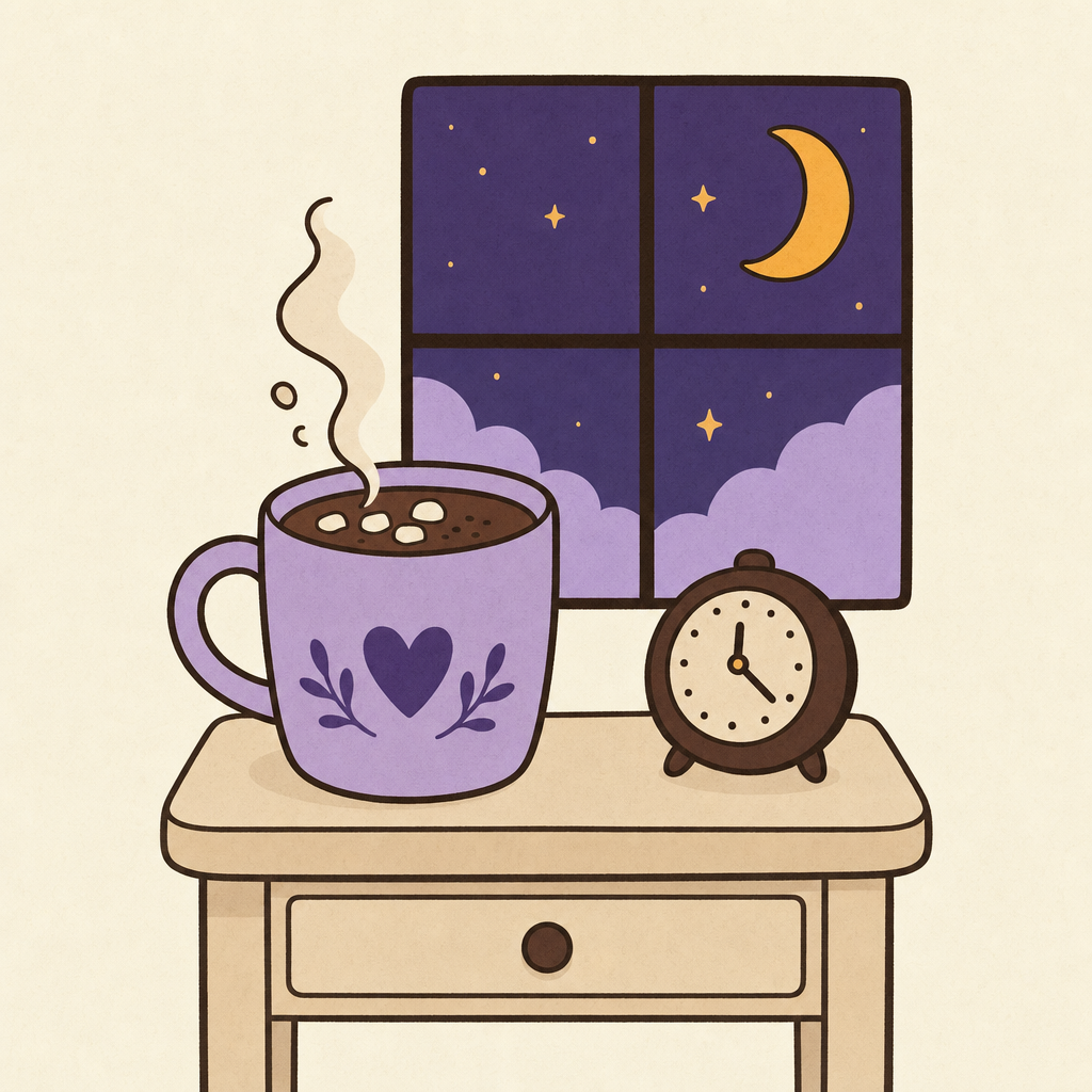 Melatonin-free hot cocoa for sleep that helps you wake clear-headed