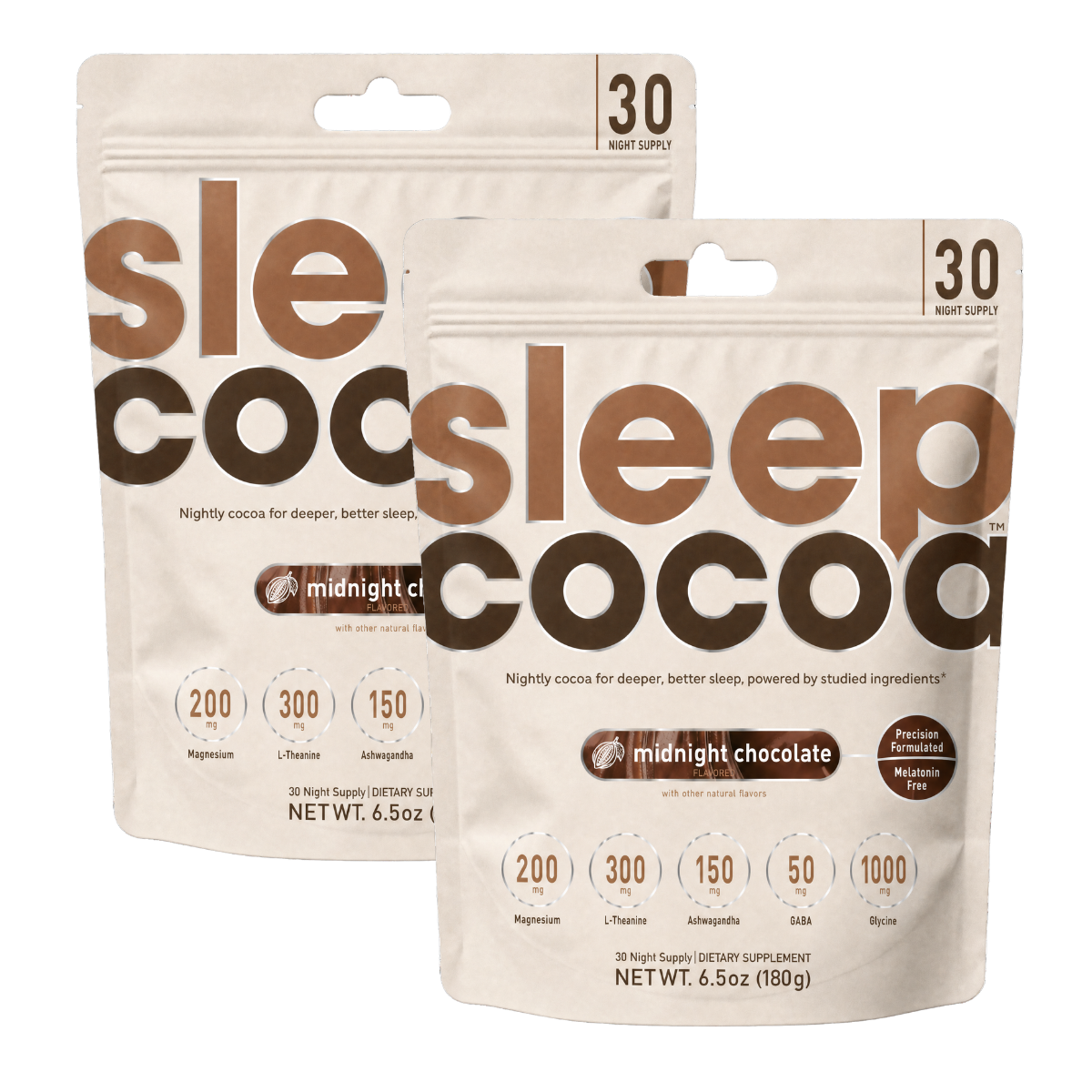 Sleep Cocoa Drink | Melatonin-Free Magnesium Sleep Drink | SleepCocoa