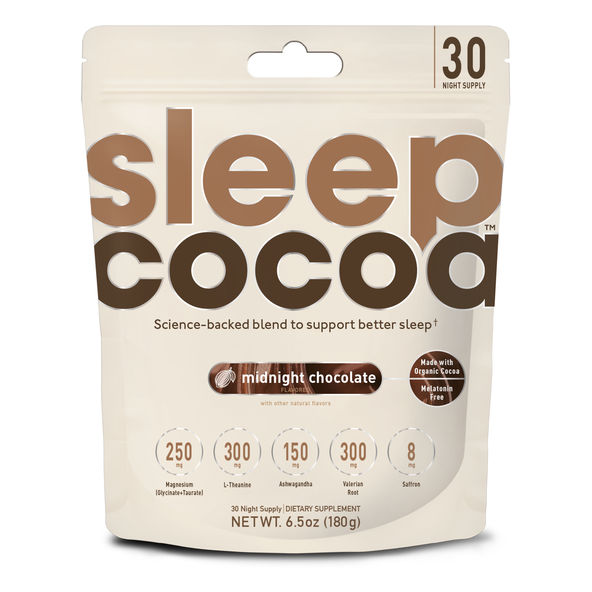 SleepCocoa™ - Melatonin-Free Sleep Drink for Deep Rest & Recovery