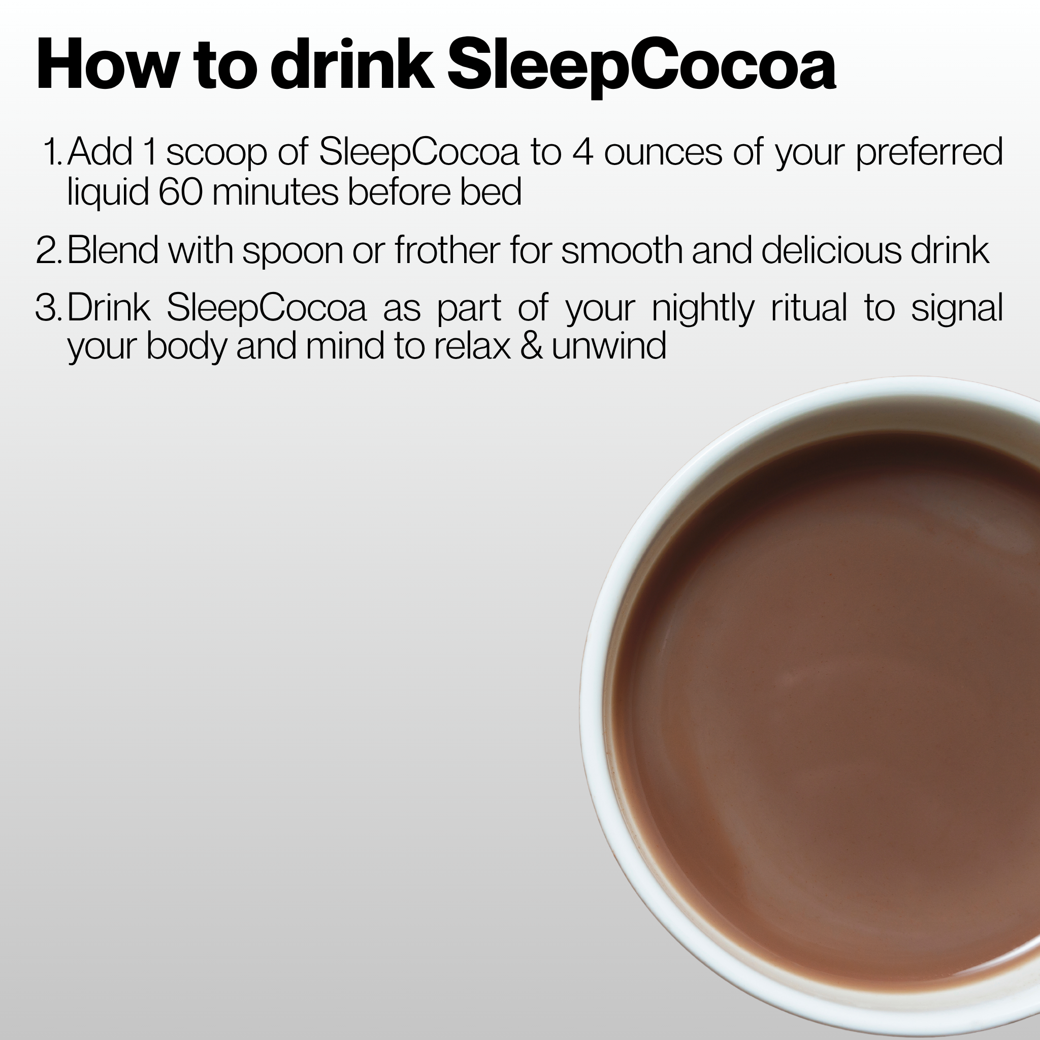 SleepCocoa™ - Melatonin-Free Sleep Drink for Deep Rest & Recovery