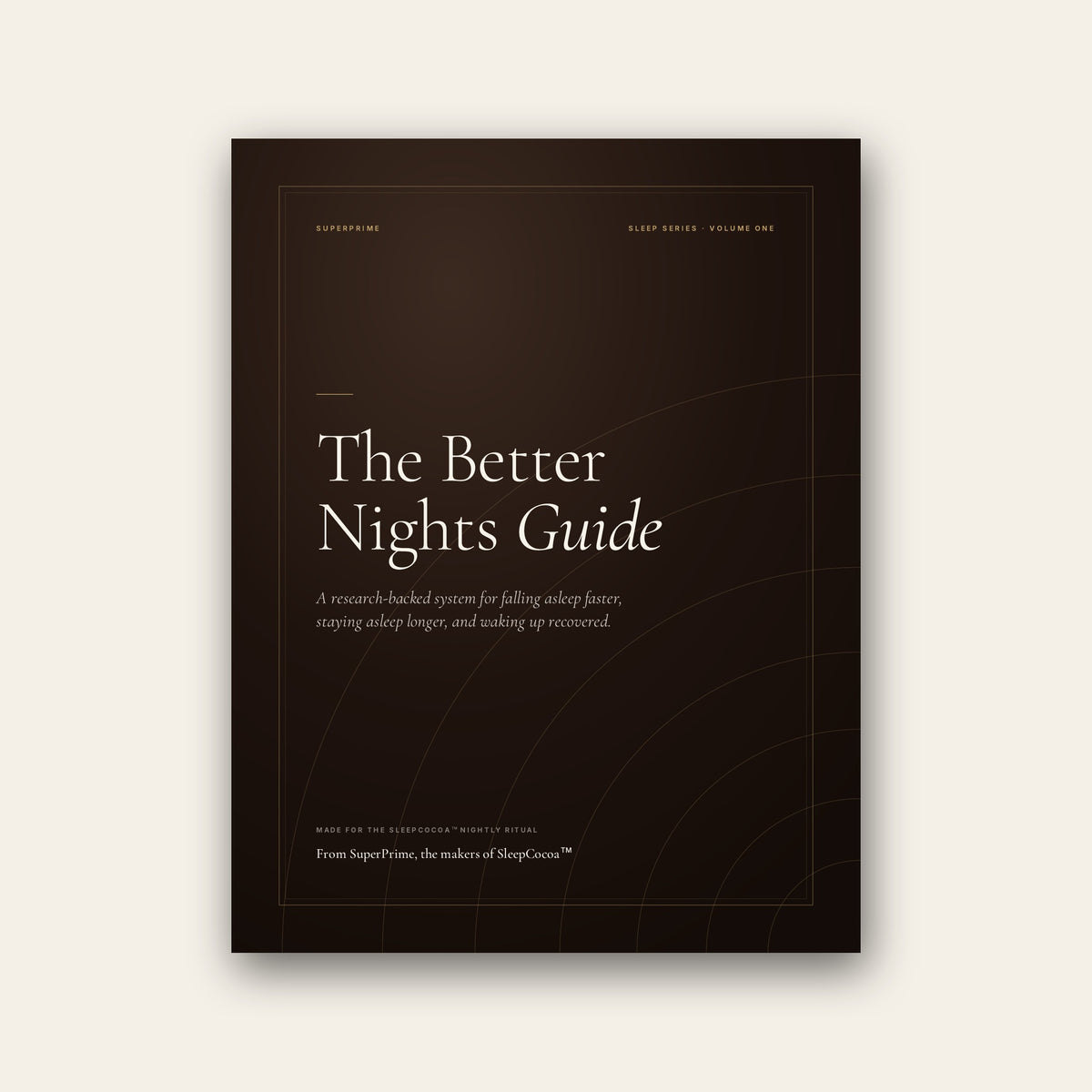 The Better Nights Guide e-book | SleepCocoa