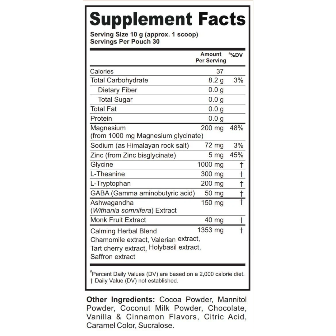 Sleep Cocoa Drink | Melatonin-Free Magnesium Sleep Drink | SleepCocoa